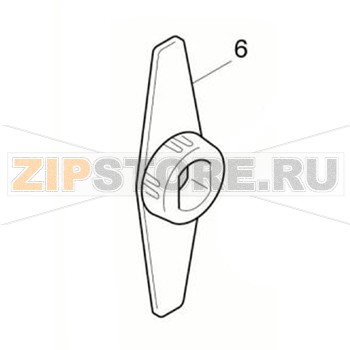 Фиксатор с адаптером 1,5 дюйма TSC TDP-345 Фиксатор с адаптером 1,5 дюйма для принтера TSC TDP-345Запчасть на сборочном чертеже под номером: 2Количество запчастей в комплекте: 1Название запчасти TSC на английском языке: FIXING TAB WITH 1.5” CORE ADAPTER, MOQ 6 pcs