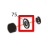 Plane washer, Φ6.2*Φ13*1.0t/mm Godex EZ-1105
