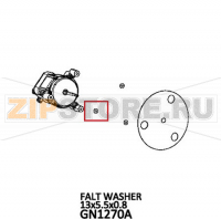 Falt washer 13x5.5x0.8 Unox XFT 133