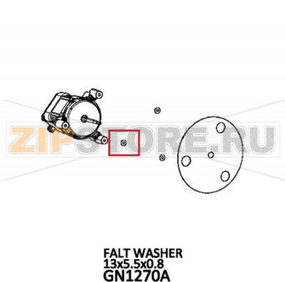 Falt washer 13x5.5x0.8 Unox XFT 133 Falt washer 13x5.5x0.8 Unox XFT 133Запчасть на деталировке под номером: 48Название запчасти на английском языке: Falt washer 13x5.5x0.8 Unox XFT 133