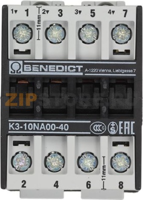 КОНТАКТОР BENEDIKT/JAGER K3-10NA00-40 