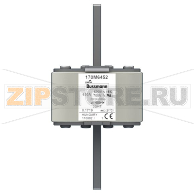 Предохранитель, 630 A, AC 690 В, 200 кА, DIN 3, aR, DIN, IEC Eaton FUSE 630A 690V 3SHT AR UC 