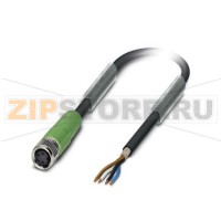 Кабель для датчика / исполнительного элемента Phoenix Contact SAC-4P- 1,5-PUR/M 8FS SH