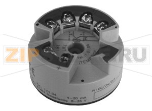 Аксессуар Temperature head transmitter HUT Pepperl+Fuchs SupplyConnectionterminals 1, 2Rated voltage8 ... 35 V DC8 ... 30 V DC for hazardous areaInputConnectionresistance thermometer (RTD):- 2-wire connection: terminals 3, 6- 3-wire connection: terminals 3, 5, 6- 4-wire connection: terminals 3, 4, 5, 6resistance transmitter (&Omega):- 2-wire connection: terminals 3, 6- 3-wire connection: terminals 3, 5, 6- 4-wire connection: terminals 3, 4, 5, 6thermocouple (TC): terminals 4, 6OutputConnectionterminals 1, 2Output signal4 ... 20 mA, 20 ... 4 mA temperature linear, resistance linear, voltage linearResidual rippleUpp &le 5 V at Ub &ge 13 V, fmax = 1 kHzMeasurement accuracyReference operating conditionscalibration temperature 23 °C (296 K) &plusmn 5 KMaximum measured errorresistance thermometer (RTD): 0.2 ... 0.5 K or 0.08 ... 0.2 %resistance transmitter (&Omega): &plusmn 0.1 ... 1.5 &Omega or 0.08 ... 0.12 %thermocouple (TC): typ. 0.5 ... 2.0 K or 0.08 %voltage transmitter: &plusmn 20 &microV or 0.08 %Operating conditionsAmbient conditionsAmbient temperature-40 ... 85 °C (-40 ... 185 °F) , for hazardous area see certificateStorage temperature-40 ... 100 °C (-40 ... 212 °F)Vibration resistance4 g/2 ... 150 HzRelative humiditymoisture condensation allowableMechanical specificationsDegree of protectionIP00/IP66 installedConnectionTerminals for wires max. 1.75 mm  2 , undetachable screwsMaterialhousing: PCpotting: PURMassapprox. 40 gDimensions&empty44 x 22,5 mm (1.7 x 0.9 inch)Certificates and approvalsExplosion-hazardous areaZELM 07 ATEX 0352 X , for additional certificates see www.pepperl-fuchs.comType of protection II 1G Ex ia IIC T6/T5/T4General informationDirective conformityDirective 2004/108/EC (EMC)emitted interference and noise immunity to EN 61326-1:2006 and EN 61326-2-3:2006