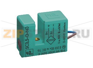 Индуктивный датчик Inductive slot sensor SC3,5-G-N0-6M Pepperl+Fuchs General specificationsSwitching functionNormally closed (NC)Output typeNAMURSlot width3.5 mmDepth of immersion (lateral)5 ... 7  typ. 6 mmOutput type2-wireNominal ratingsNominal voltage8 VOperating voltage5 ... 25 VSwitching frequency0 ... 3000 HzHysteresis0 ... 0.6  mmSuitable for 2:1 technologyyes , Reverse polarity protection diode not requiredCurrent consumptionMeasuring plate not detectedmin. 3 mAMeasuring plate detected&le 1 mASwitching state indicatorLED, yellowCompliance with standards and directivesStandard conformityNAMUREN 60947-5-6:2000 IEC 60947-5-6:1999Electromagnetic compatibilityNE 21:2007Approvals and certificatesUL approvalcULus Listed, General PurposeCSA approvalcCSAus Listed, General PurposeCCC approvalCCC approval / marking not required for products rated &le36 VAmbient conditionsAmbient temperature-25 ... 100 °C (-13 ... 212 °F)Mechanical specificationsConnection typecable PVC , 6 mCore cross-section0.14 mm2Housing materialPBTDegree of protectionIP67CableBending radius> 10 x cable diameterEquipment protection level Da Highest permissible ambient temperatureDetails of the correlation between the type of circuit connected, the maximum permissible ambient temperature, the surface temperature, and the effective internal reactance values can be found on the EU-type-examination certificate. The maximum permissible ambient temperature of the data sheet must be noted, in addition, the lower of the two values must be maintained.General informationUse in the hazardous areasee instruction manualsCategory1G 2G 3G 1D