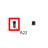 Ribbon shield adjustment screw Godex EZ-6300 plus