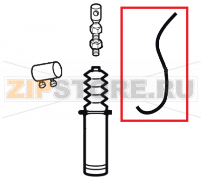 Steel cable Lainox NAEB101R     Steel cable Lainox NAEB101RЗапчасть на сборочном чертеже под номером: P39 AНазвание запчасти на английском&nbsp;языке:&nbsp;Steel cable Lainox NAEB101R
