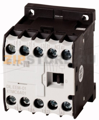 Мини-контактор, 6.6 А, 1НЗ, 230 В AC Eaton DILEEM-01(230V50HZ, 240V60HZ) 