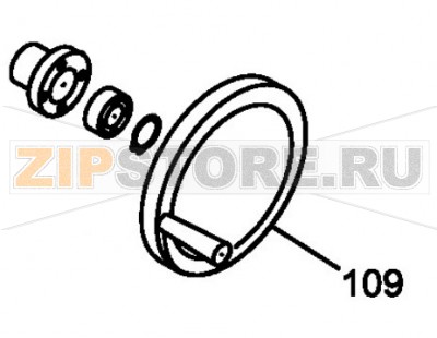 Ручка (колесо) Fimar IP/40F Ручка (колесо) для планетарного миксера Fimar IP/40FЗапчасть на деталировке под номером: 51Количество запчастей в комплекте: 1Оригинальное название запчасти Fimar: Handwheel