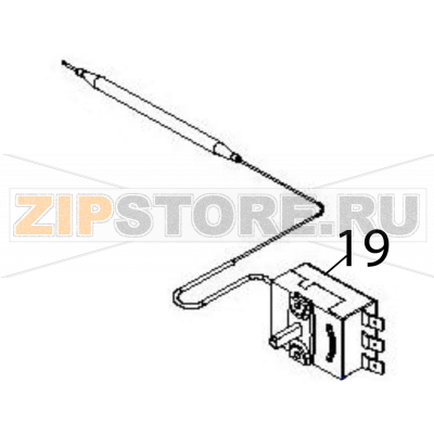 Boiler thermostat 85°C tecasa Fagor CO-402 COLD B DD Boiler thermostat 85°C tecasa Fagor CO-402 COLD B DDЗапчасть на деталировке под номером: 19Название запчасти Fagor на английском языке: Boiler thermostat 85°C tecasa CO-402 COLD B DD.