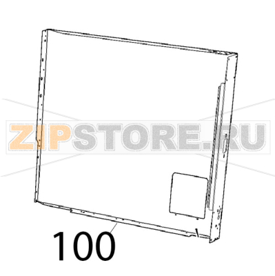 Right side Unox XVC 205E Right side Unox XVC 205EЗапчасть на деталировке под номером: 100