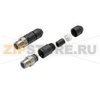 Разъем M12 Omron XS2G-D4S1