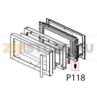 Door hook spring Hurakan HKN-WP900G Door hook spring Hurakan HKN-WP900GЗапчасть на деталировке под номером: P118