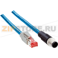 Кабель соединительный SICK YM2D24-100EA1MRJA4