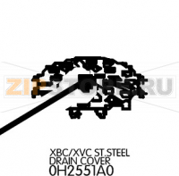 St.Steel drain cover Unox XB 893 