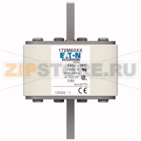 Предохранитель, 800 A, AC 690 В, 200 кА, 3, 76x90x109 мм, aR, DIN, IEC Eaton FUSE 800A 690V 3TN