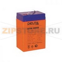 Delta DTM 6045 Свинцово-кислотный аккумулятор Delta DTM 6045 (характеристики): Напряжение - 6 В; Емкость - 4,5 Ач; Габариты: 70 мм x 47 мм x 107 мм, Вес: 0,78 кгТехнология аккумулятора: AGM VRLA Battery