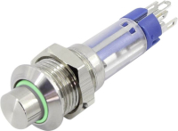 Кнопка, 1 шт TRU Components TC-GQ10-K-11E/B/24V/S203