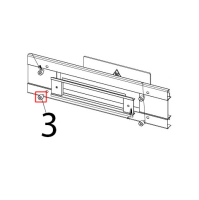 Coupling for external glass support Zanolli Synthesis 12/80 VE