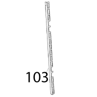 Lamiera inox rinforzo fianco Unox XVC 1005EP