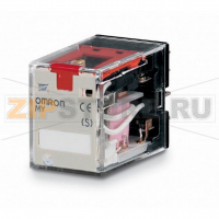 Реле силовое миниатюрное электромеханическое Omron MY4IN 110/120VAC (S)