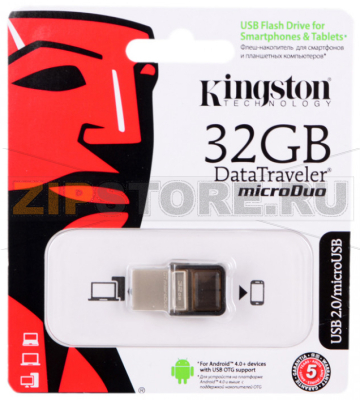 Накопитель USB 32 Гб Kingston DTDUO-32GB 