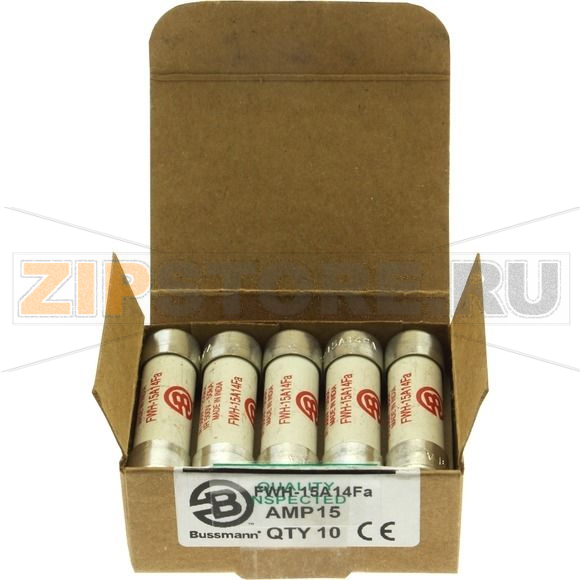 Предохранитель, 6 A, AC 500 В, 50 кА, 14x51 мм, aR, UL Eaton 500V 6AMP S/COND FERRULE 14.3x50.8 