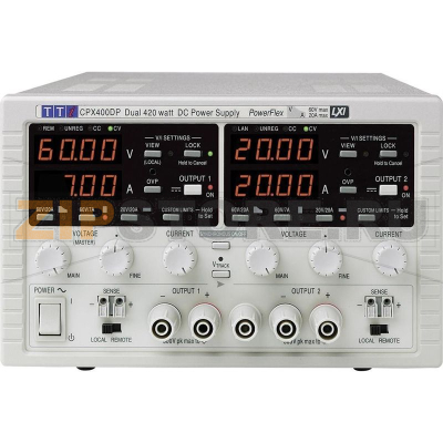 Блок питания лабораторный, регулируемый, 0-60 В/DC, 0-20 А, 840 Вт Aim-TTi CPX400DP 