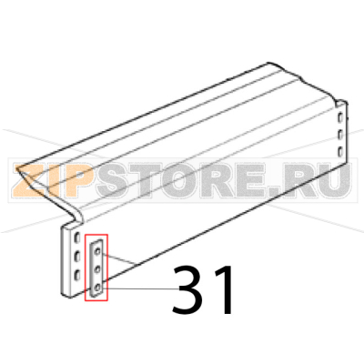 Metal plate Scotsman MAR 78 SPLIT Metal plate Scotsman MAR 78 SPLITЗапчасть на деталировке под номером: 31