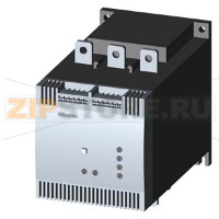 УСТРОЙСТВО ПЛАВНОГО ПУСКА SIRIUS, ТИПОРАЗМЕР S12, 356 A, 250 КВТ/500 V, 40 ГРАД., 400-600 V AC, НОМИАНЛЬНОЕ ПИТАЮЩЕЕ НАПРЯЖЕНИЕ ЦЕПИ УПРАВЛЕНИЯ US 230 В АС, ПРУЖИННЫЕ КОНТАКТЫ ВСПОМОГАТЕЛЬНЫХ ЦЕПЕЙ Siemens 3RW4075-2BB45