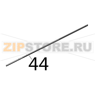 Profilo porta sil nero P346 Unox XB 403G Profilo porta sil nero P346 Unox XB 403GЗапчасть на деталировке под номером: 44