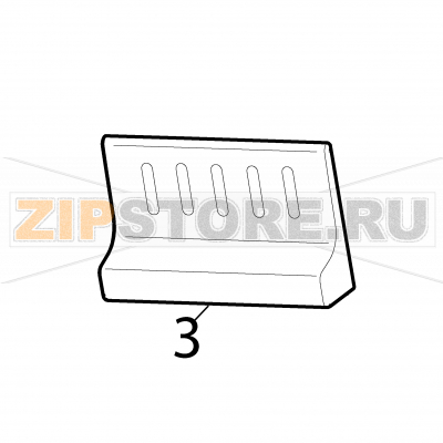 Bottom right front lid Intermec PD41 Bottom right front lid Intermec PD41Запчасть на деталировке под номером: 3Название запчасти на английском языке: Bottom right front lid Intermec PD41.