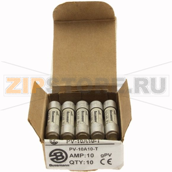 Предохранитель, 10 A, DC 1000 В, 50 кА, IEC 60269-6 type A, 10x59 мм, gPV, UL PV, IEC UL Eaton 1 