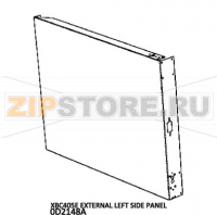 External left side panel Unox XBC 405E