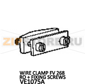 Wire clamp FV 268 RO + fixing screws Unox XV 893 Wire clamp FV 268 RO + fixing screws Unox XV 893Запчасть на деталировке под номером: 184Название запчасти на английском языке: Wire clamp FV 268 RO + fixing screws Unox XV 893