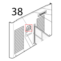 Front switch plastic prot Scotsman AF 124