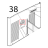 Front switch plastic prot Scotsman AF 124