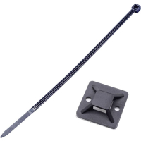 Стяжки кабельные 100 мм, черные, 20 шт TRU Components T1904CA039