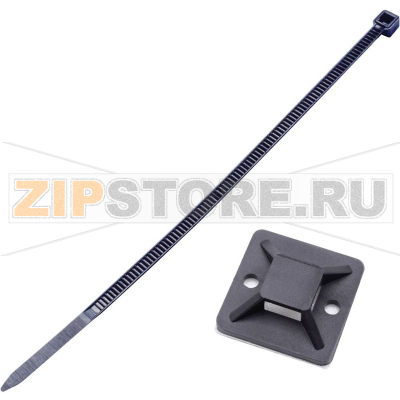 Стяжки кабельные 100 мм, черные, 20 шт TRU Components T1904CA039 