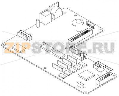 Материнская плата для весов DIGI SM-300 (ELEC ASSY CB(2MB M/B)) Номер запчасти на сборочном чертеже - 9-2.    Объем памяти 2 МБ.