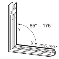 BD2A-400-LV-X*/Y*-G* KNEE FRONTSIDE X/Y 0,36M-1,25M 160A-400A WINKEL 85 GRAD-175 GR AD Siemens BVP:261865