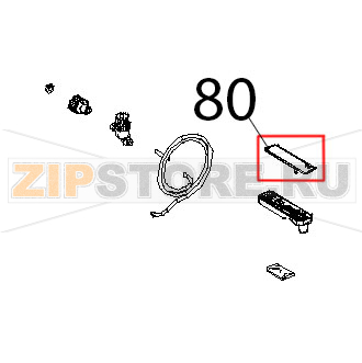 Coperchio staffa superiore porta Unox XBC 815G Coperchio staffa superiore porta Unox XBC 815GЗапчасть на деталировке под номером: 80