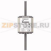 Предохранитель, 500 A, AC 690 В, 200 кА, DIN 1, 45x58x134 мм, aR, DIN, IEC 80 мм Eaton FUSE 500