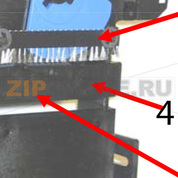 Roller clamp Zebra P310i Roller clamp Zebra P310iЗапчасть на деталировке под номером: 4