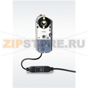 GMA161.1E/MO - Привод воздушной заслонки поворотного типа, AC/DC 24 В, Modbus RTU, 7 Нм, пружинный возврат 90/15 с Siemens GMA161.1E/MO 