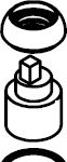 Mixing cartridge (batch of 10 units)