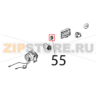 Morsett. a pettine Unox XF 183 Morsett. a pettine Unox XF 183Запчасть на деталировке под номером: 55