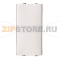 Заглушка одномодульная, альпийский белый ABB 2CLA210000N1101