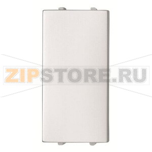 Заглушка одномодульная, альпийский белый ABB 2CLA210000N1101 