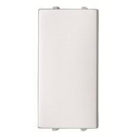 Заглушка одномодульная, альпийский белый ABB 2CLA210000N1101